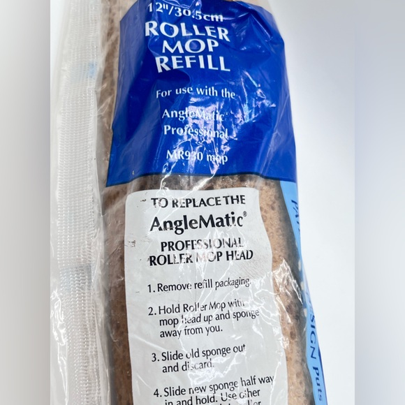 Skilcraft 12” angelmatic professional roller mop refill made in USA - Picture 2 of 3